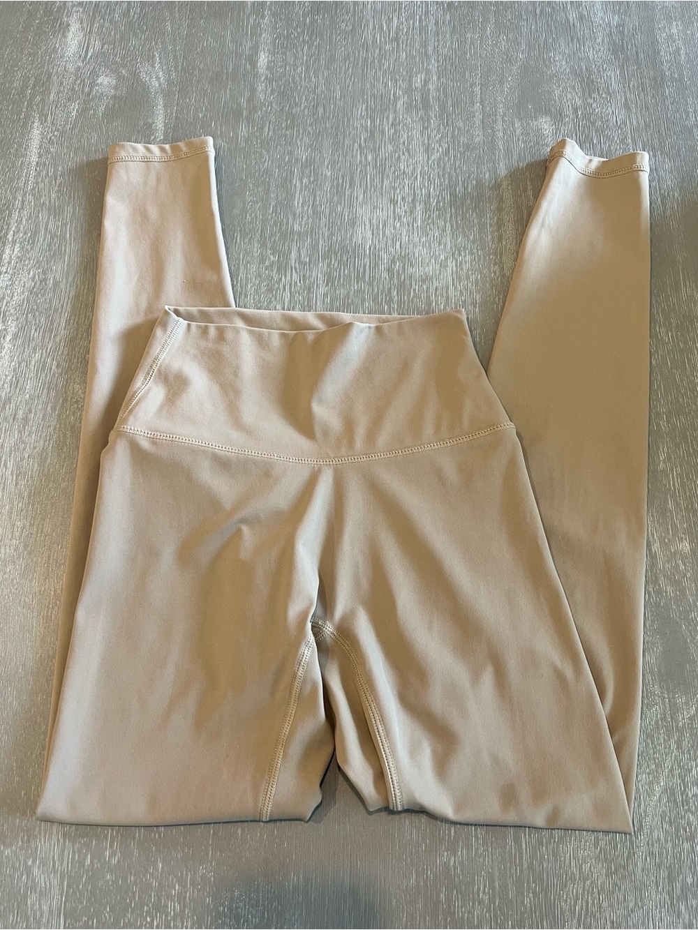 NVGTN beige womens full length leggings size Small - Picture 2 of 6